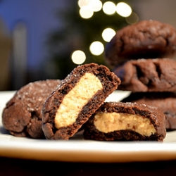 Peanut Butter Stuffed Cookies