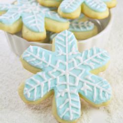 Snowflace Cookies