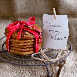 Dark Chocolate & Coconut Cookies