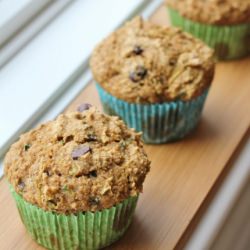 Whole Wheat Vegan Zucchini Muffins