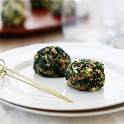 Spinach Feta Stuffing Balls