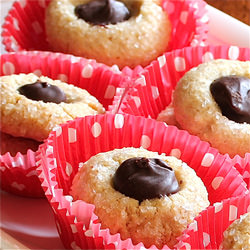 Almond Chocolate Thumbprints