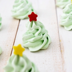 Mint Meringue Cookies