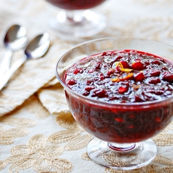 Pomegranate Cranberry Sauce