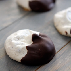 Chocolate Almond Meringue Cookies