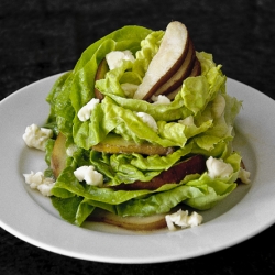 Stacked Butter Lettuce Salad