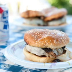 Venison Burgers with Mushrooms