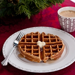 Eggnog Waffles