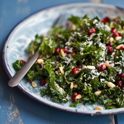 Kale Balsamic Salad w/ Pomegranate