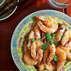 Golden Fried Prawns