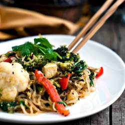 Peanut Sauce and Kelp Noodles