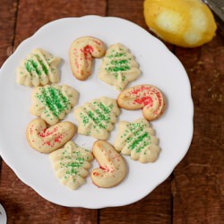 Lemon Spritz Cookies