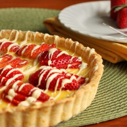 Creamy Citrus Strawberry Tart