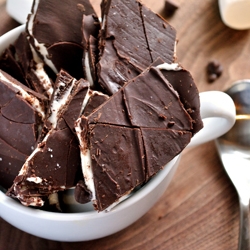 Tipsy Mexican Hot Chocolate Bark