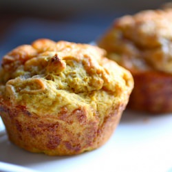 Pumpkin Cheddar Muffins