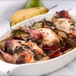 Roast Partridge with Pears