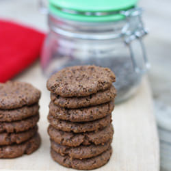 Almond Butter Espresso Cookies