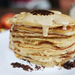 Buttermilk Pancakes + Coconut syrup