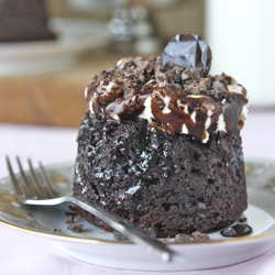 Deep Dark Chocolate Cakes