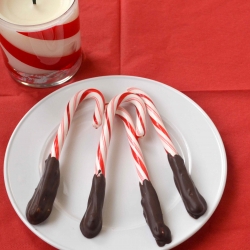 Chocolate Covered Candy Canes