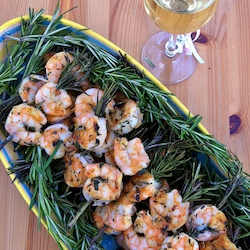 Rosemary Shrimp Skewers