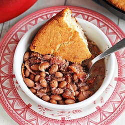 Soup Beans and Skillet Cornbread