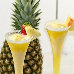 Pineapple Sorbet w/ Cava