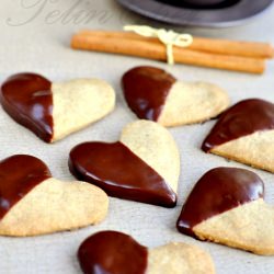 Chocolate Covered Cinnamon Cookies