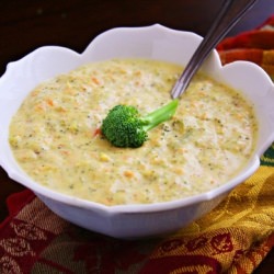 Creamy Broccoli Cheddar Soup