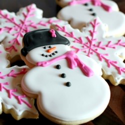 Snowflake & Snowlady Cookies