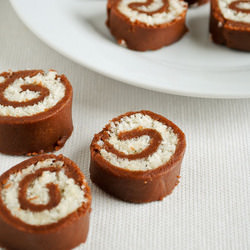 No Bake Choco Pinwheels