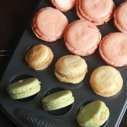 Mosaic and Pistachio Macarons