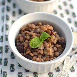 Lentil Salad with Cranberries