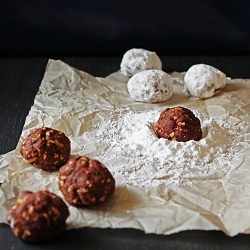 Chocolate Snowball Cookies