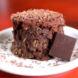 Chocolate Almond Rum Brownies