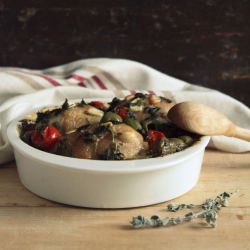 Green Olive Baked Chicken