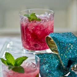 Wild Hibiscus Mojitos