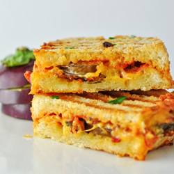 Eggplant Parmesan Panini