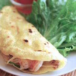 Vietnamese Sizzling Crêpe