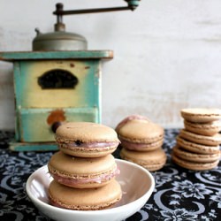 Coffee and Strawberry Macarons