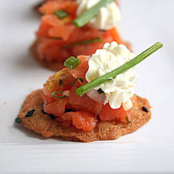 Smoked Salmon Crisps