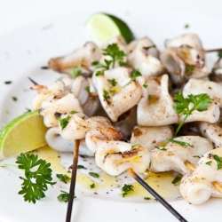 Simple Grilled Calamari