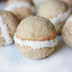 Coconut Cookie Sandwiches