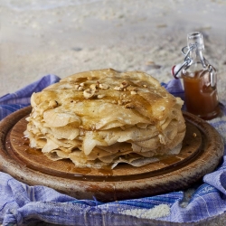 Coco-Nutty Crepes Cake