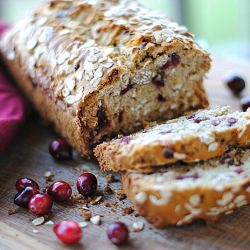 Cranberry Oat & Honey Bread