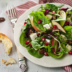 Spinach Pomegranate Salad