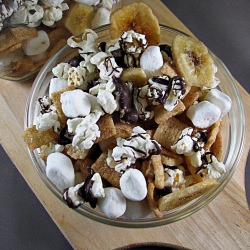 Banana S’more Popcorn Trail Mix