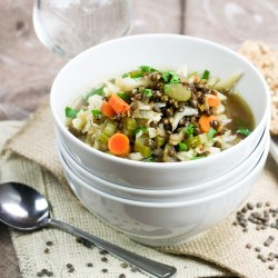 Green Lentil & Cabbage Soup