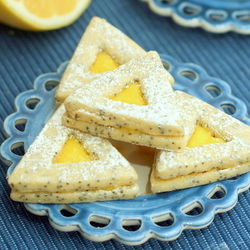 Lemon-Poppy Seed Linzer Cookies