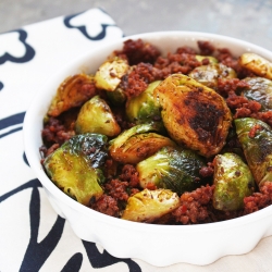 Brussels Sprouts & Chorizo